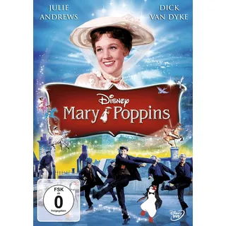 Mary Poppins,1 DVD: Ausgezeichnet mit dem Golden Globe 1965 für die Beste Filmmusik und 5 Oscars 1965 u. a. für die Beste Hauptdarstellerin (Julie Andrews) und Beste Filmmusik.USA