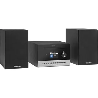 TechniSat Viola 700 CD IR - Hi-Fi-Anlage, Internetradio, DAB+, UKW | CD-Player, Bluetooth, 2 x 20 Watt Stereo-Boxen, AUX in, USB, Kopfhöreranschluss, Wecker, Sleeptimer, Fernbedienung, Schwarz