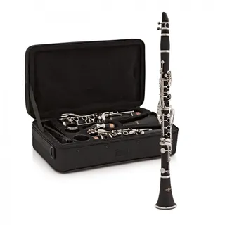 Gear4music Bb-Klarinette für Anfänger mit Hartschalenkoffer, Blätter und Zubehör – B-Klarinette für Schüler