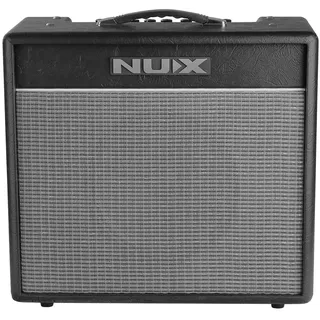 Nux Mighty 40B Modeling-Verstärker, Gitarrenverstärker (40 Watt Output, 10 Zoll Premium-Lautsprecher, 4 Kanäle, 9 Verschiedene Effekte, 3.5mm Aux-Anschluss, Bluethooth), Schwarz