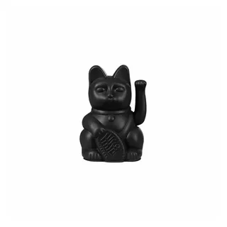 Donkey Products Winkekatze Lucky Cat Mini Maneki Neko Schwarz schwarz