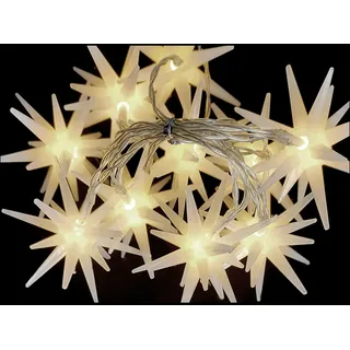 Mojawo LED Lichterkette 10 Sterne Weihnachtsbeleuchtung Batterie