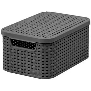 Curver Aufbewahrungsbox Style 39,3 x 29,3 x,18,7 cm 1-tlg. anthrazit