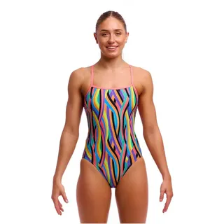 Funkita Badeanzug Curl Curl Schwimmanzug chlorbeständig und schnelltrocknend bunt 40