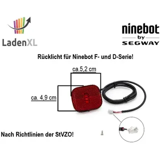 Rücklicht für Segway Ninebot F- & D-Serie & Max G2 E-Scooter Ersatzteil Zubehör