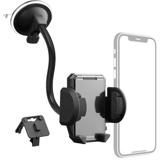Hama 2in1 Auto-Handyhalterung Set Multi für Lüftung/Scheibe, 360° drehbar, schwarz/blau