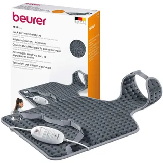 Beurer HK53 Cosy Nacken und Rücken Wärmekissen & HK Comfort | Elektrisches Wärmekissen zur Entspannung | 3 Temperaturstufen | Maschinenwaschbar