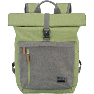 Rucksack Basic Rollup Backpack Green / Grey