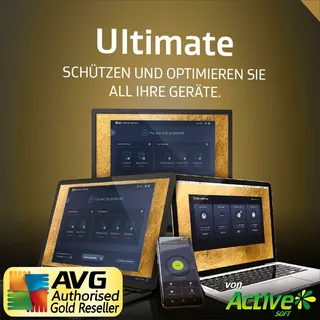 AVG ULTIMATE 2026 3 Jahre | PC, Mac, Android | TuneUp, Internet Security, VPN DE