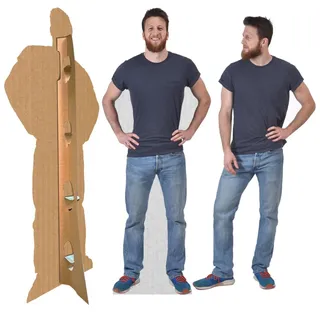 Personalisierte LebensgroßE Pappaufsteller, Alle Personalisierten, LebensgroßEn Pappaufsteller Aus Schaumstoff, Individuell Stehend, Wasserfest, Laden Sie Ihr Eigenes Bild Hoch,1-8 ft