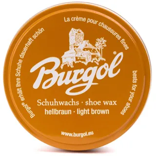 Burgol Burgol - Schuhpflegesets mit Schuhwachs - shoe wax 100 ml Blechdose Schuhcreme braun