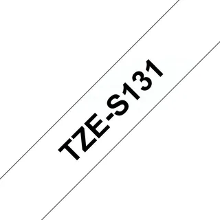 Brother TZ-S131 12mm schwarz auf transparent