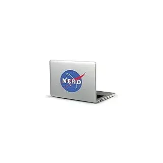 Notebook Aufkleber NASA NERD Sticker Size 13"