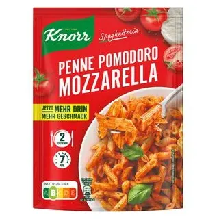 Knorr® Spaghetteria Penne Pomodoro Mozzarella Fertiggericht 1x 2 Portionen, 1 St.