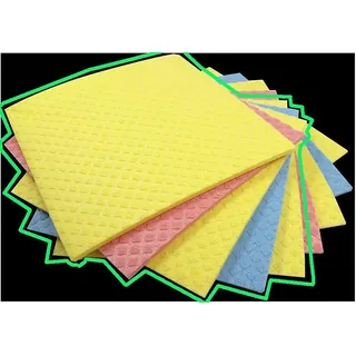 aqualine® Schwammtücher Baumwolle 95 °C waschbar, 5 St.