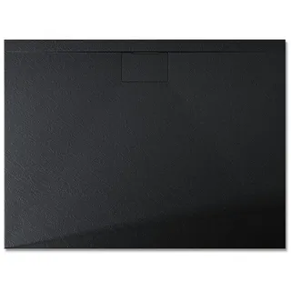 mai & mai Duschtasse Duschwanne Aus Mineralguss Bxtxh: 90x160x3 Cm Mineralgusswanne In Anthrazit Din-anschlüsse Inkl. Ablaufgarnitur Geoma07 - Mai&mai