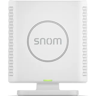 Snom M400 SC IP DECT Singlecell-Basisstation, bis zu 20 Mobilteile, bis zu 10 Paralell-Anrufe und 20 SIP-Konten, Breitband-Audio, PoE, 3 Jahre Herstellergarantie, Weiß; 00004587