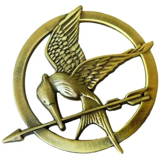 NANLAI The Hunger Games Katniss Mockingjay Pin Brosche für Cosplay - Einheitsgröße
