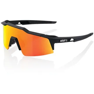 100% Speedcraft SL Hiper Mirror Sportbrille (Größe One Size, schwarz)