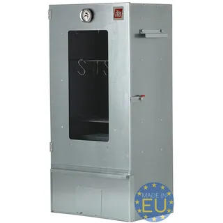 Ita Räucherofen 7000 - Premium Räucherschrank mit 3 Etagen - Legierter Stahl, Sichtfenster & Thermometer - Qualität EU Direkt vom Hersteller - Smoker zum Kalträuchern & Heißräuchern