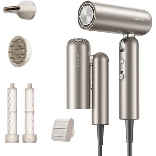 dreame Pocket Pro Hochgeschwindigkeits-Haartrockner, 3 klappbare Formen, 300 g, 110.000 U/min Motor, 300 Millionen negative Ionen/cm3, konstant 57 °C, 40s NTC-Trocknung, geräuscharm