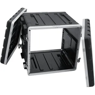 Roadinger 30106036 KR-19 DD Kunststoff-Rack (10HE) schwarz