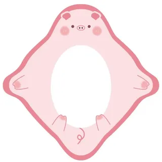 Treer Microfaser Einschlagtuch Kamera, Kamera Einschlagtuch Easy Wrapper für Objektive Schutzhülle Anti-Collisions, Anti-Bumping, Anti-Friction (40 * 40cm,Schwein)