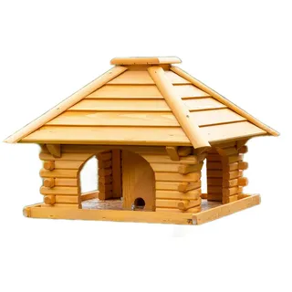 DSH DEKO SHOP HANNUSCH Vogelhaus massives Futterhaus/Vogelhaus +++imprägniert+++ V20