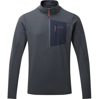 Mountain Equipment Herren Lumiko Zip Longsleeve (Größe M, grau)