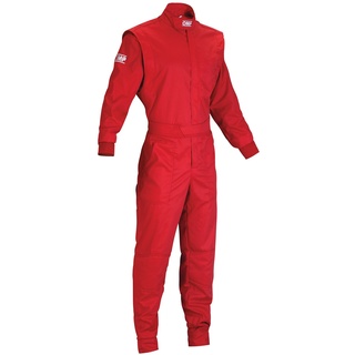 OMP Herren Mechaniker Overall Summer Red Monkey Omp Sommer größe 60, Rot, 60 EU