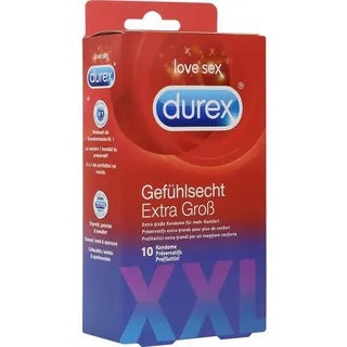 DUREX Gefühlsecht Extra Groß 10 St.