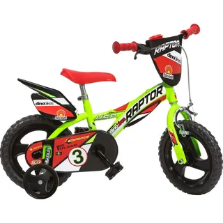 Dino Bikes Kinderfahrrad Raptor Neongelb 12" - Gelb
