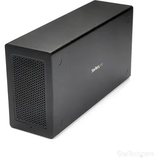 Startech StarTech.com Thunderbolt 3 PCIe Erweiterungsgehäuse, Externes Gehäuse mit einem PCI Express Slot, PCIe x16 Adapter - portreplikator Kabelgebunden, Schwarz