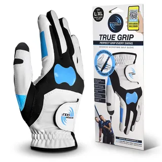 ME AND MY GOLF True Grip Training Golf Glove - Perfect Grip Every Swing - Size L/XL Right Hand, Weiß