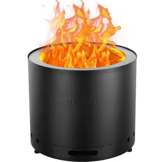 Vevor Feuerstellenofen Ø 38 cm Schwarz