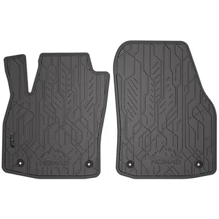 OMAC Auto-Fußmatten Gummimatten Automatten für Opel Astra H 2004-2014 Gummi Schwarz 2tlg (2 St), für Opel Astra H 2004-2014 Opel Astra H 2004-2014, Antirutsch,Wasserfest,Einfache Installation schwarz