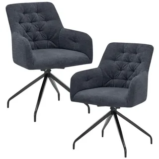 Set One by Musterring Armlehnstuhl Seattle Stoff grau