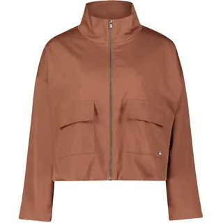 Betty & Co Damen Casual-Jacke mit Taschen 42, Classic Nougat - 42