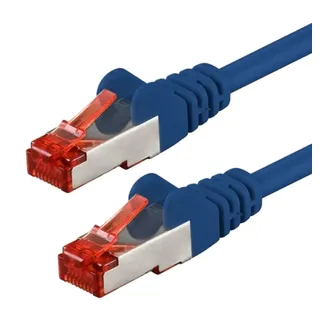 goobay CAT 6 Patchkabel, S/FTP PiMF Blau