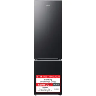 Samsung RB38C607AB1 Kühl-Gefrierkombination (387 l, 2030 mm hoch, Premium Black Steel)