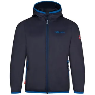 TROLLKIDS Trolltunga Jacke - Navy / Cobalt Blue - 128 cm