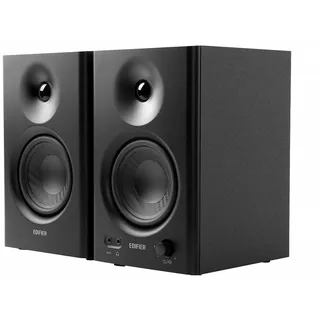 Edifier MR4 kompakte 2.0 Studiomonitore (42 Watt) mit Class-D Verstärker und Zwei wählbaren Klangmodi