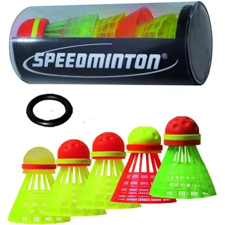 Speedminton Speeder Tube Mixpack, Ersatzbälle, 5er Set