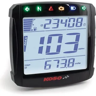 Koso North America Tachometer KOSO Digital, XR-S01 mit Straßenzulassung