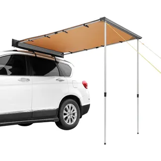 VEVOR Vehicle Awning 2,01 x 2,5 m Shade Coverage Car Side Awning PU3000mm UV50+