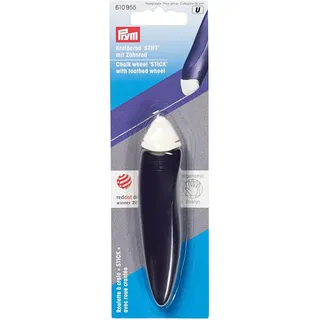 Prym Kreiderad Stift Ergonomics, Kunststoff, pflaumenblau, weiß, 1 Stück (1er Pack)