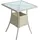 Polyrattan Balkontisch 60 x 60 x 73 cm beige