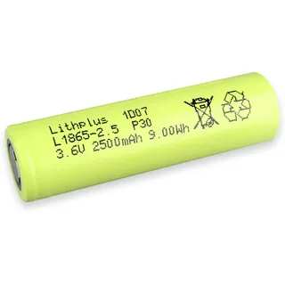 BMZ TerraE Li-Ion-Akku INR18650-25P, 3,6V/2500mAh