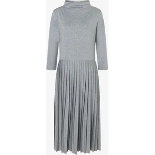 Jerseykleid mit Plisseefalten