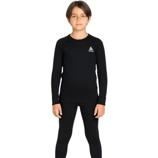 odlo Kinder Thermo-Shirt mit ZeroScent-Technologie Funktionsshirt Langarm-Shirt 10459 1500 Schwarz - 104